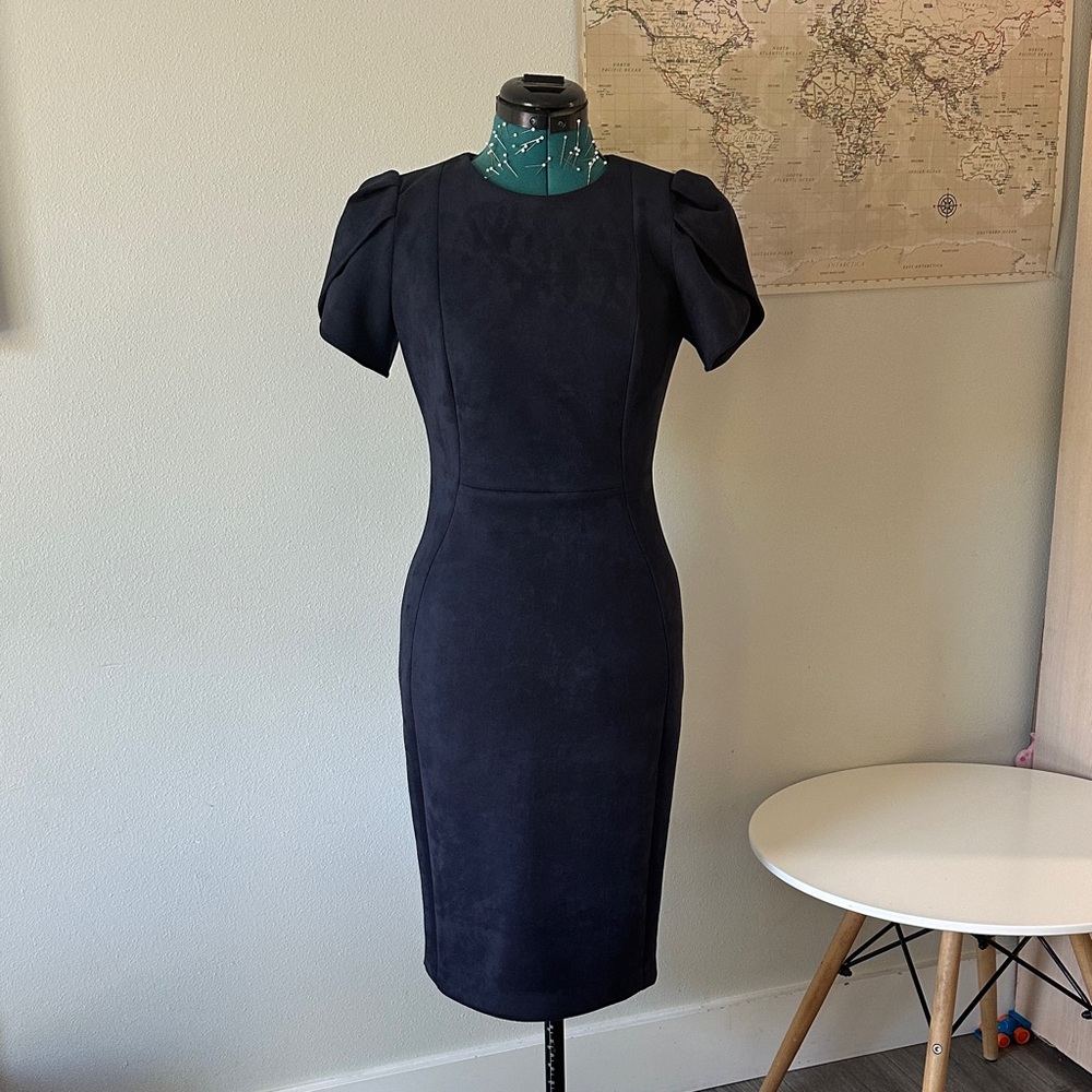 Calvin Klein Midnight Suade Blue Dress